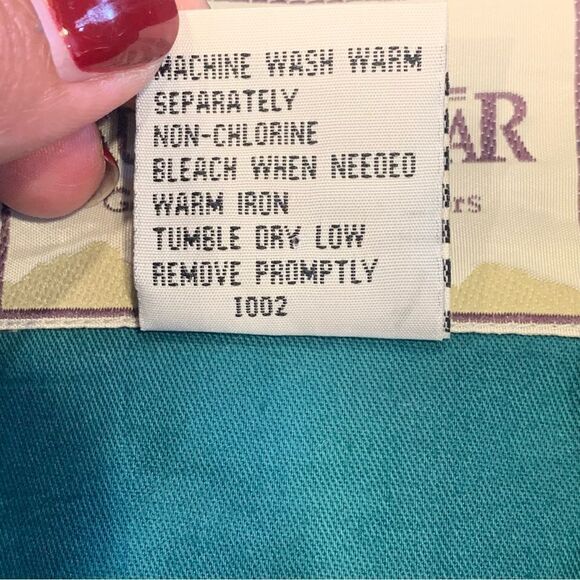 Wrangler Rugged Wear Button Down Shirt Size Large Blue - Picture 7 of 9